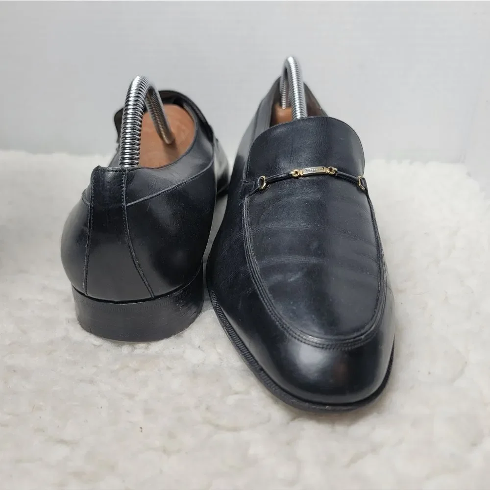 Vintage Salvatore Ferragamo Men's Leather Loafer Shoes Size 9EE